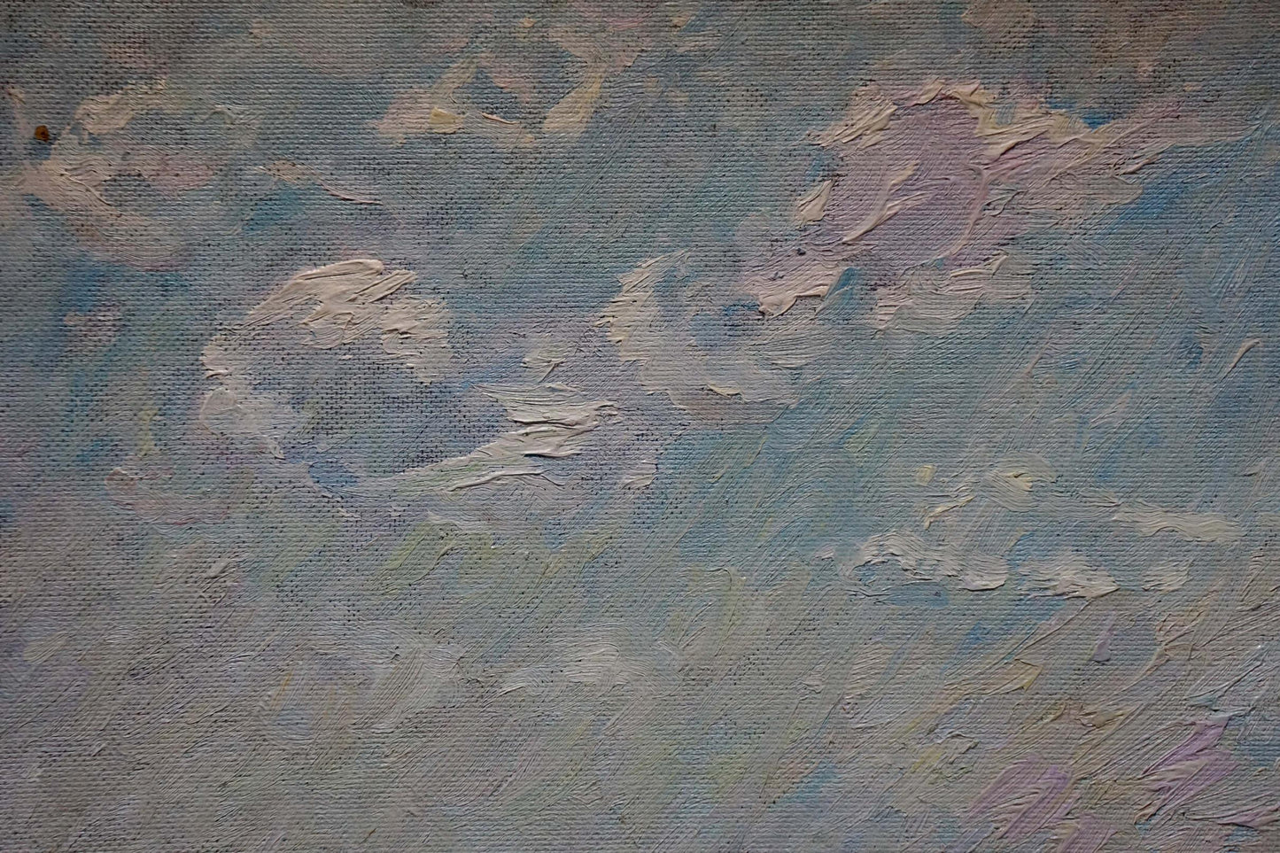 Oil painting Sevastyanov Viktor Grigorievich Field landscape