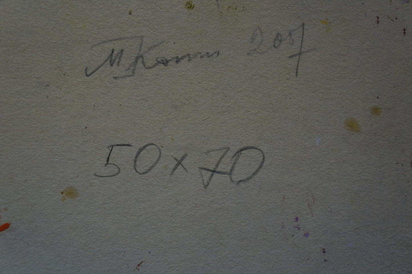 Oil painting Village landscape Kokin Mikhail Alexandrovich