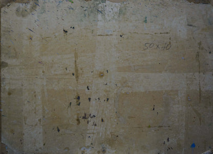 Ivan Gordeevich Kisel's interpretation of a Village Street in oil