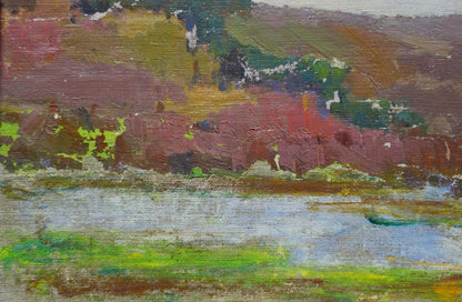 Oil artwork Dusk Approaches by Viktor Grigorievich Sevastyanov