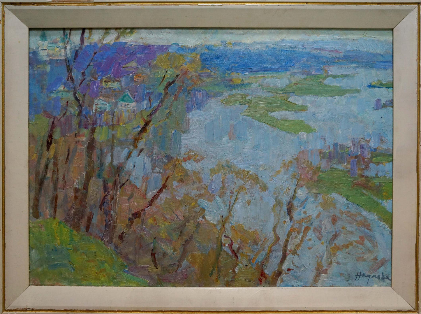 Oil painting Spring day Naumova Tamara Sergeevna