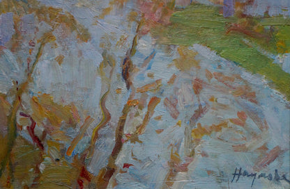 Oil painting Spring day Naumova Tamara Sergeevna