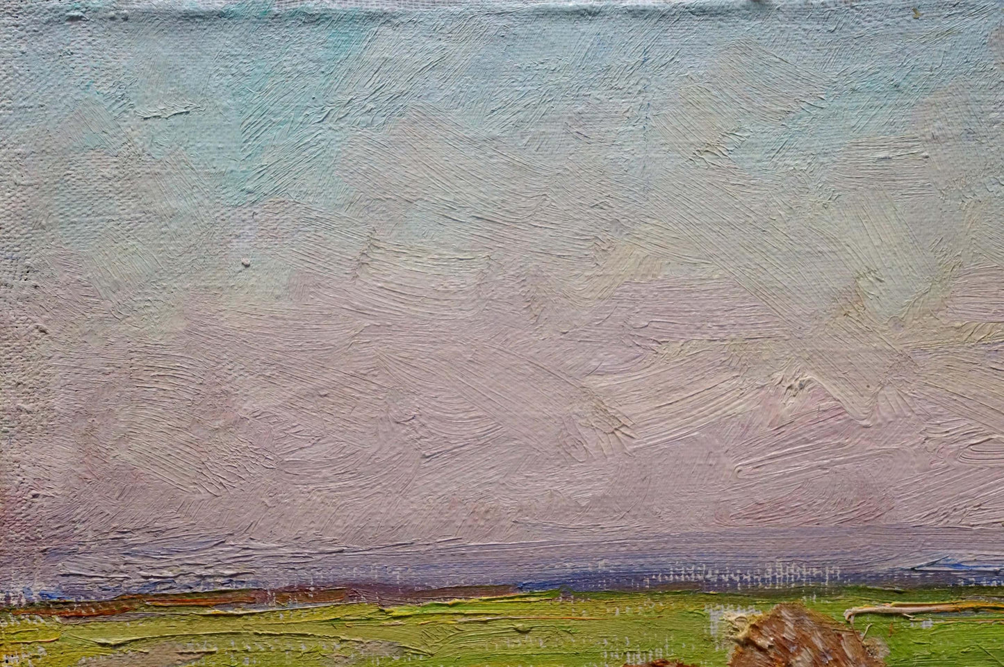 Oil painting Animals graze Sevastyanov Viktor Grigorievich