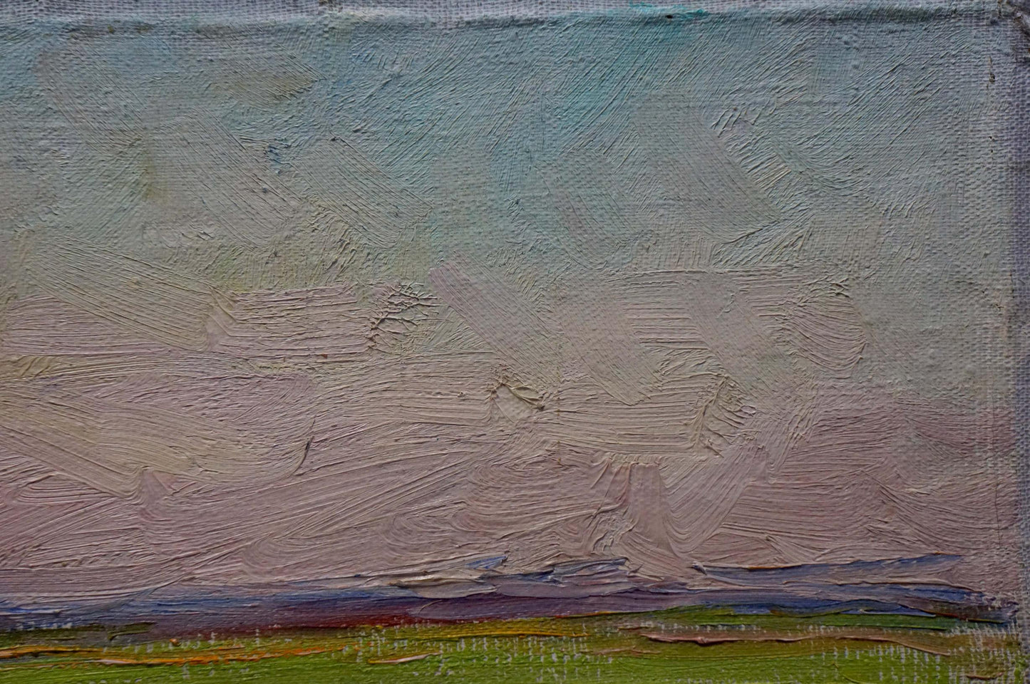 Oil painting Animals graze Sevastyanov Viktor Grigorievich