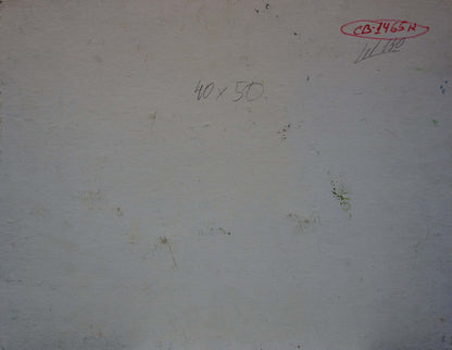 Oil painting Sunset landscape over the forest Viktor Sevastyanov