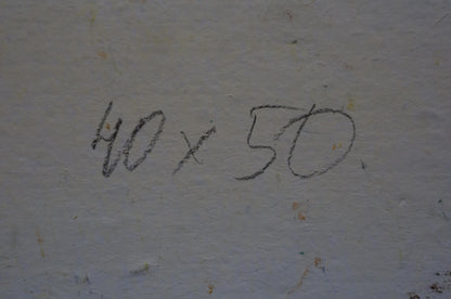 Oil painting Sunset landscape over the forest Viktor Sevastyanov