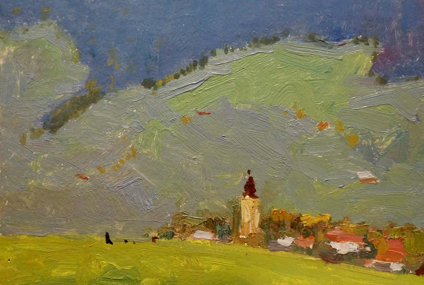 Oil painting Mountain landscape Sevastyanov Viktor Grigorievich