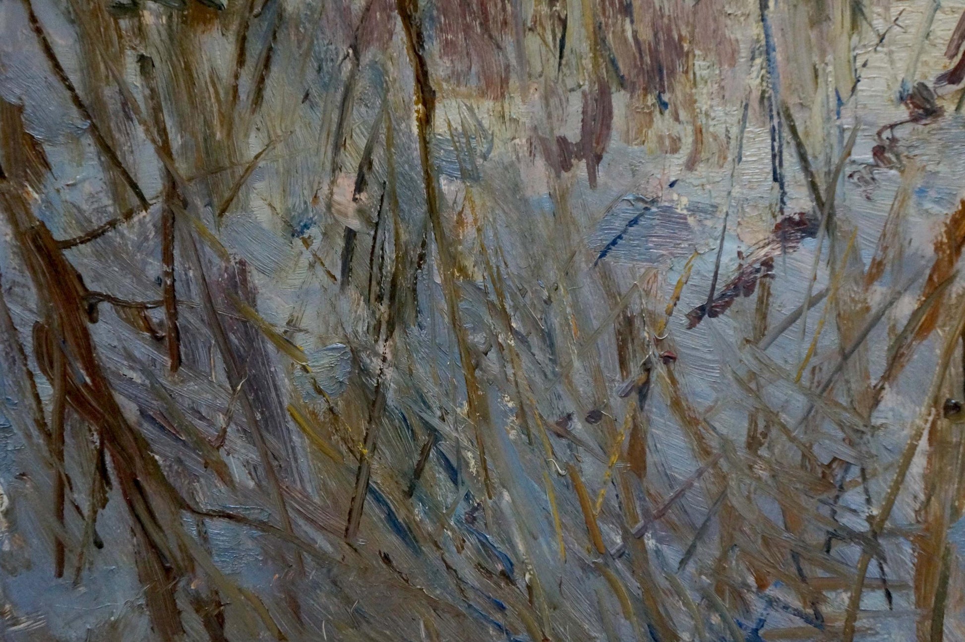 Springtime depicted in the park by Tkachenko Andrey Zinovievich's oil painting
