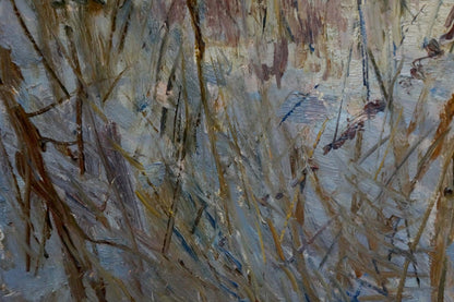Springtime depicted in the park by Tkachenko Andrey Zinovievich's oil painting