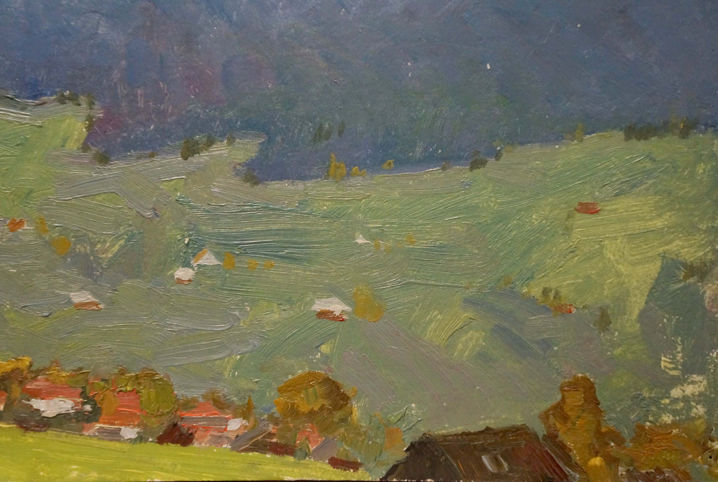 Oil painting Mountain landscape Sevastyanov Viktor Grigorievich