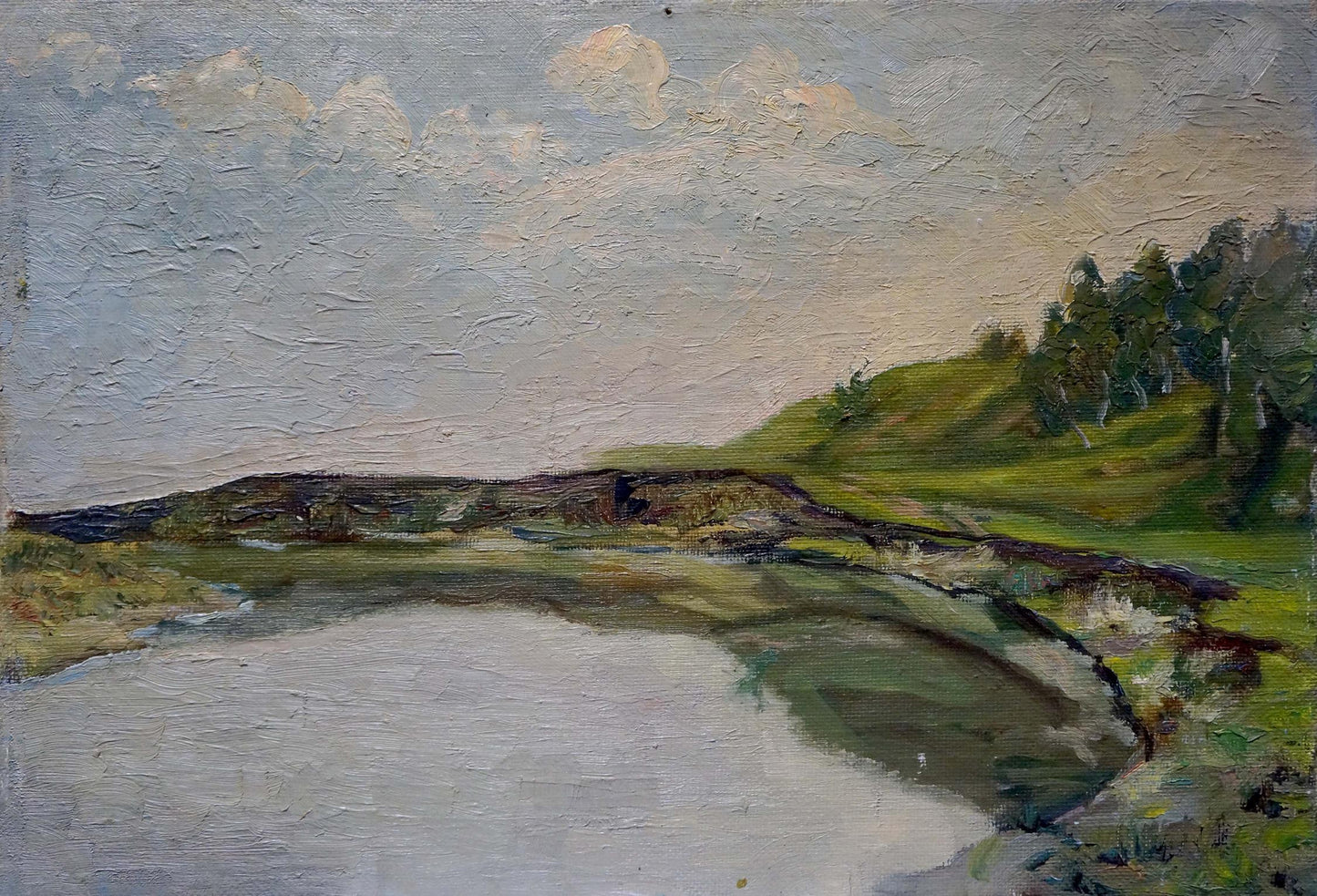 Oil painting Tender evening Gnatyuk V. S.