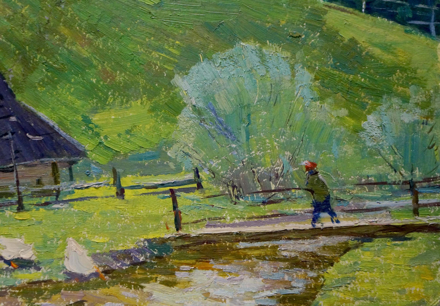 Oil painting Road to the mountains Sevastyanov Viktor Grigorievich