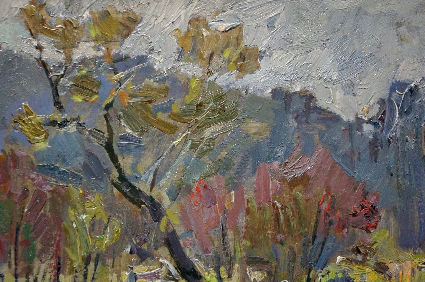 Oil painting Mountain river Kokin Mikhail Alexandrovich