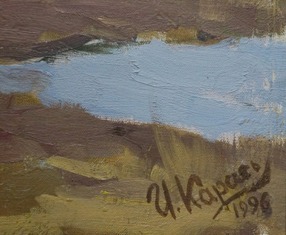 Oil painting Pasture Karas Joseph Ilyich