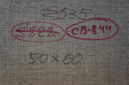 Oil painting Children by the pond Sevastyanov Viktor Grigorievich