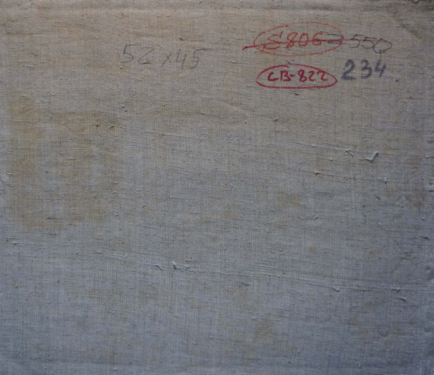 Oil painting Brown horse in the yard Viktor Sevastyanov