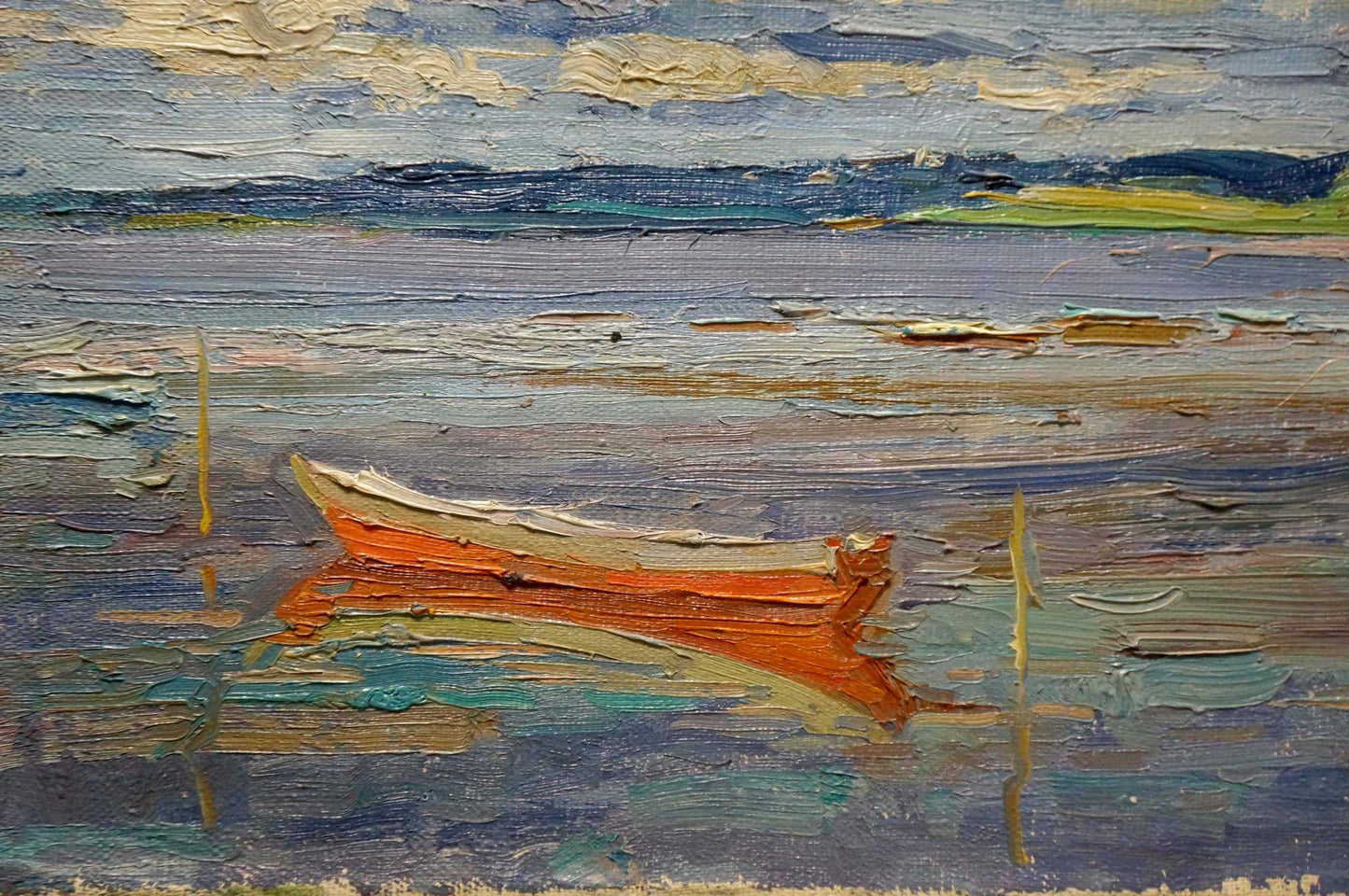 Oil painting Before the storm Sevastyanov Viktor Grigorievich