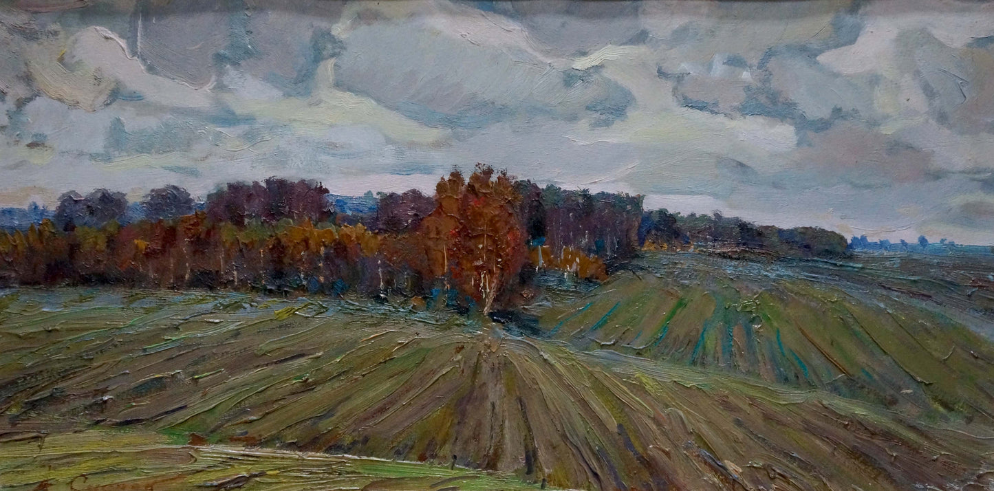 Oil painting After the rain Snopok A.N.