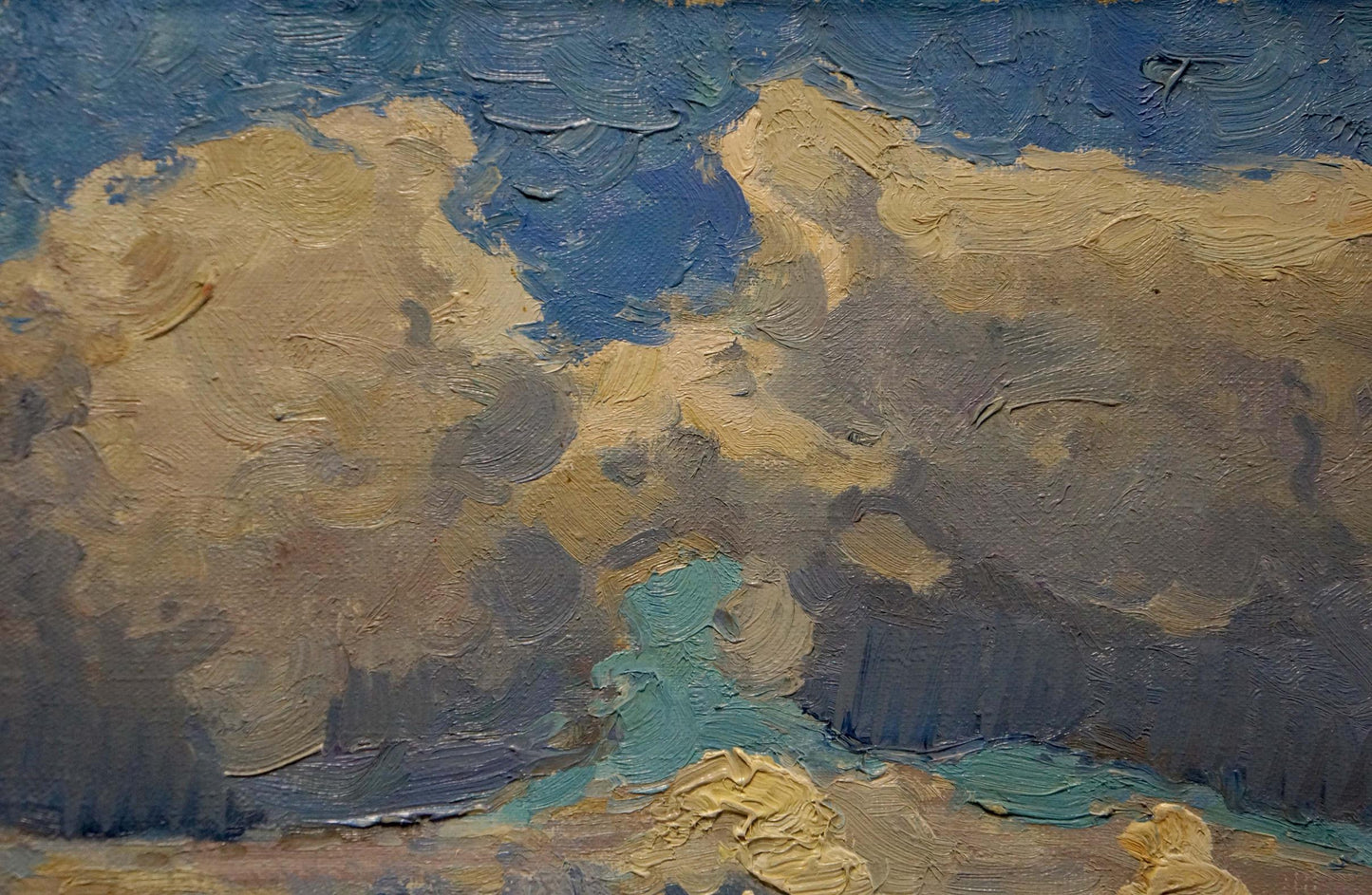 Oil painting Before the storm Sevastyanov Viktor Grigorievich