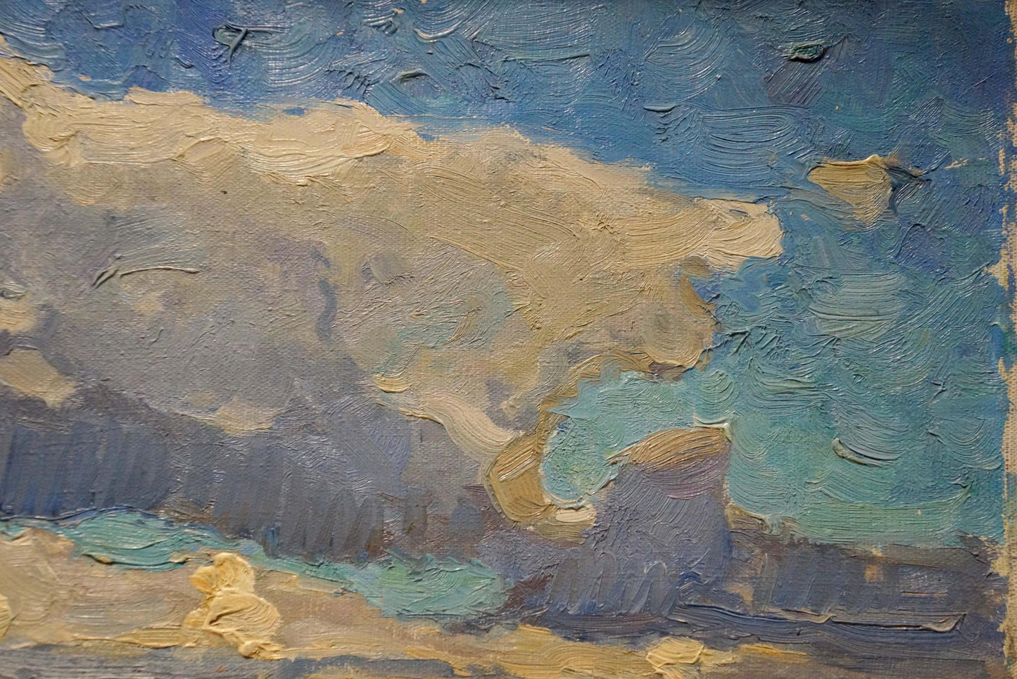 Oil painting Before the storm Sevastyanov Viktor Grigorievich