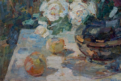 Oil painting Roses Naumova Tamara Sergeevna