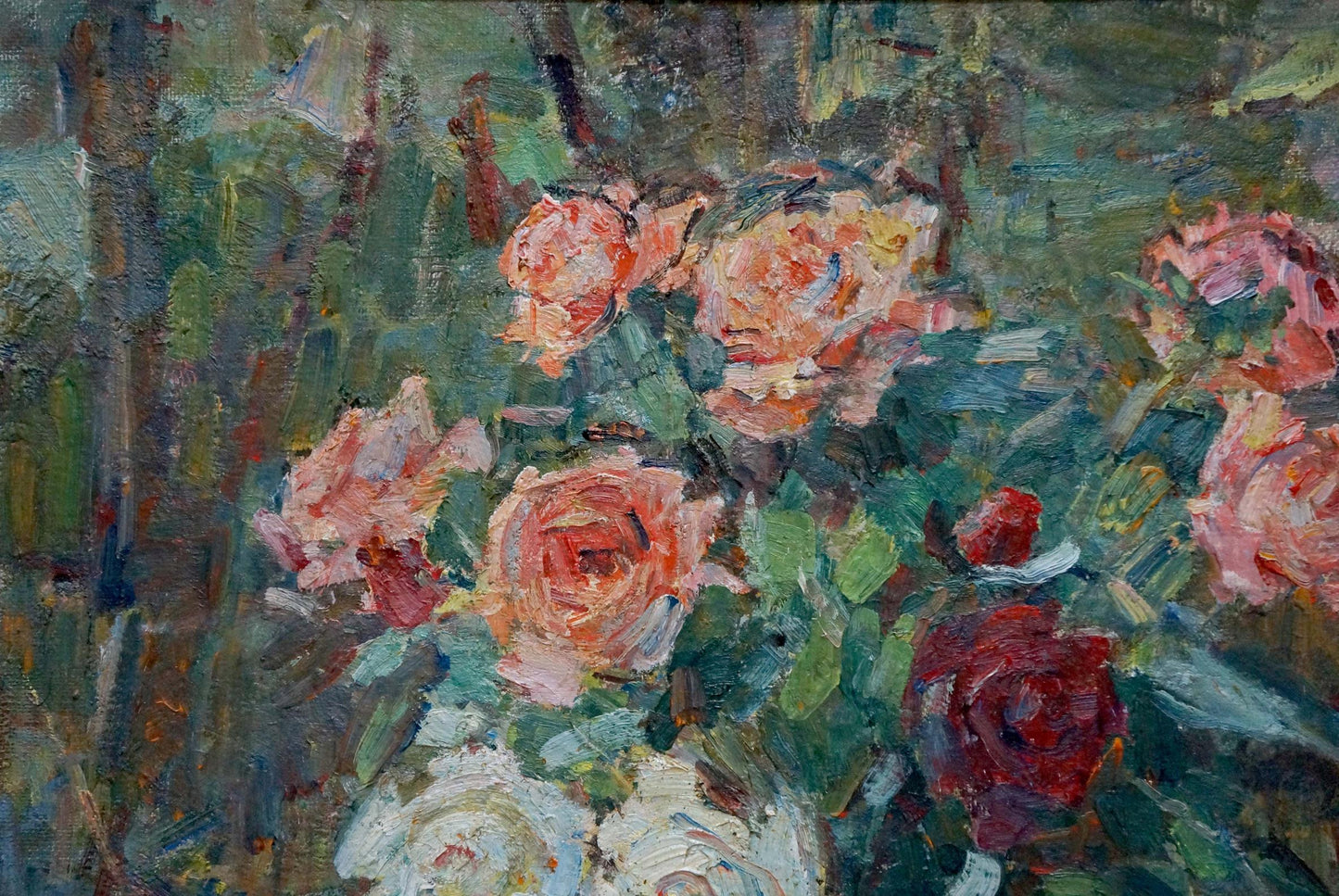 Oil painting Roses Naumova Tamara Sergeevna