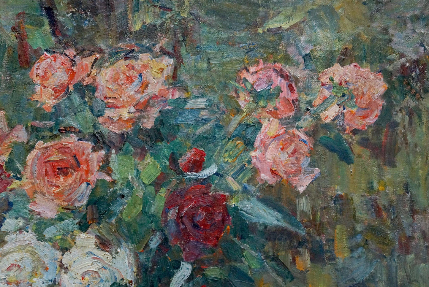 Oil painting Roses Naumova Tamara Sergeevna