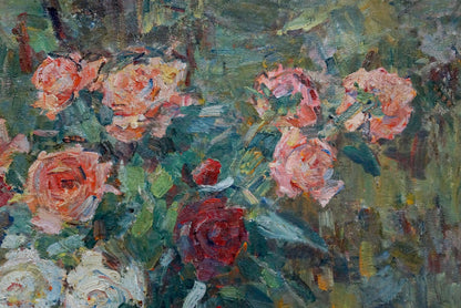 Oil painting Roses Naumova Tamara Sergeevna