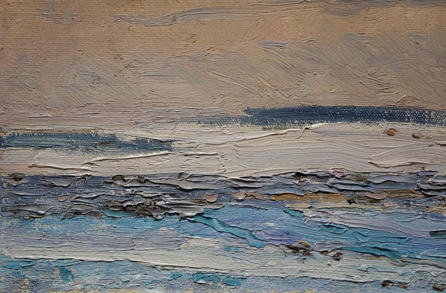 Oil painting Sea landscape Sevastyanov Viktor Grigorievich