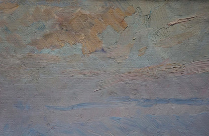 Oil painting Sea landscape Sevastyanov Viktor Grigorievich