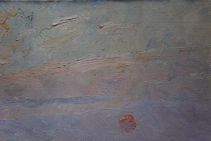 Oil painting Sea landscape Sevastyanov Viktor Grigorievich