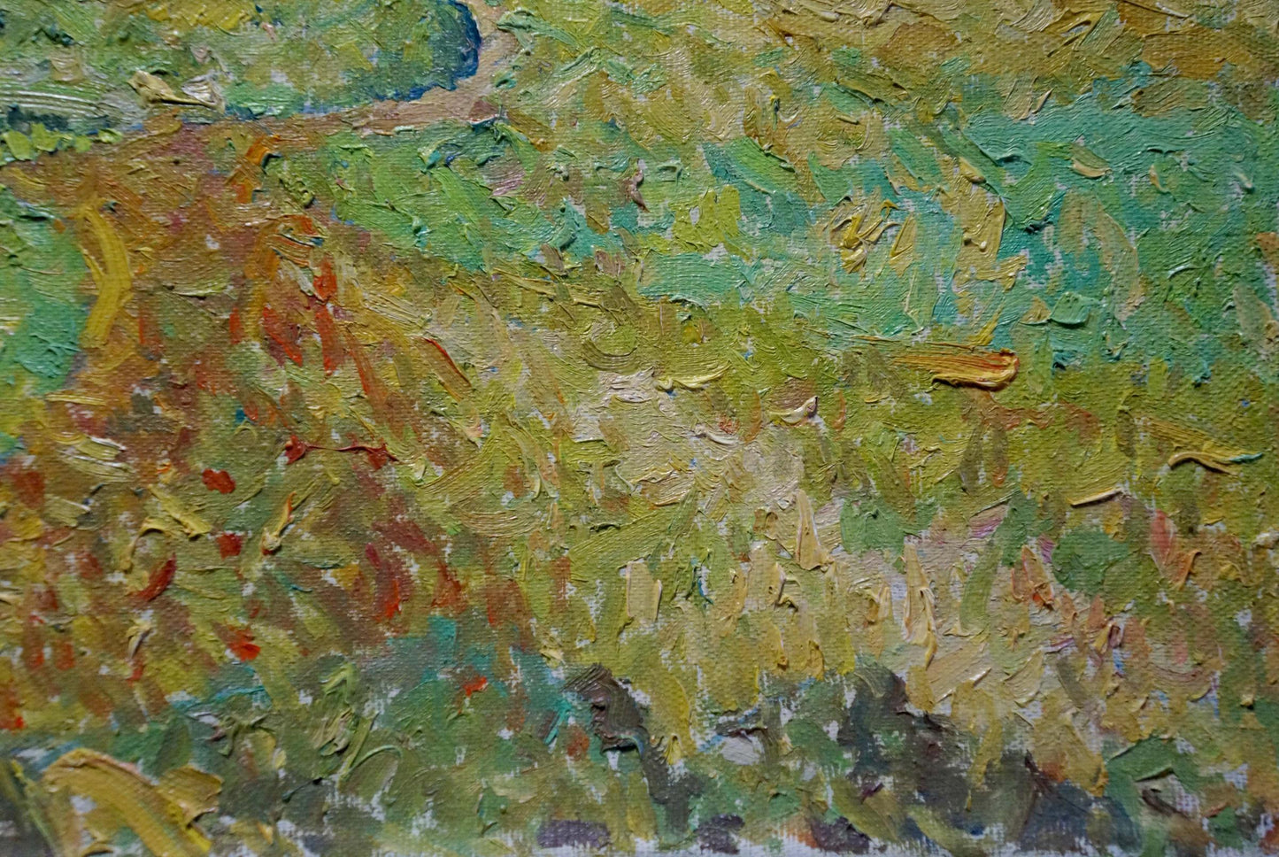 Oil painting Field landscape Sevastyanov Viktor Grigorievich