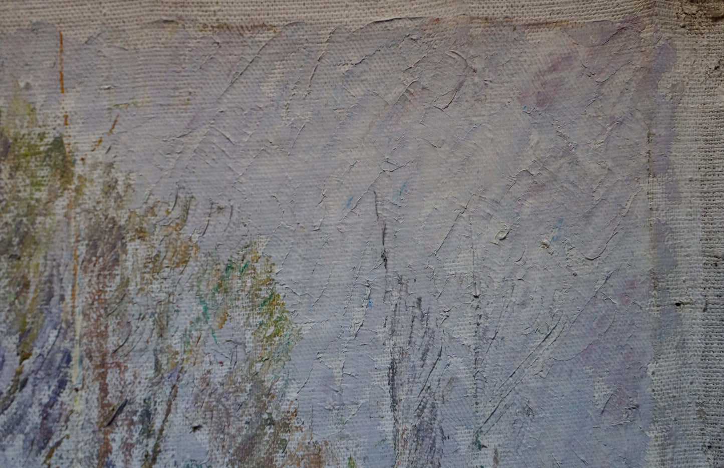 Oil painting Lonely birches Sevastyanov Viktor Grigorievich