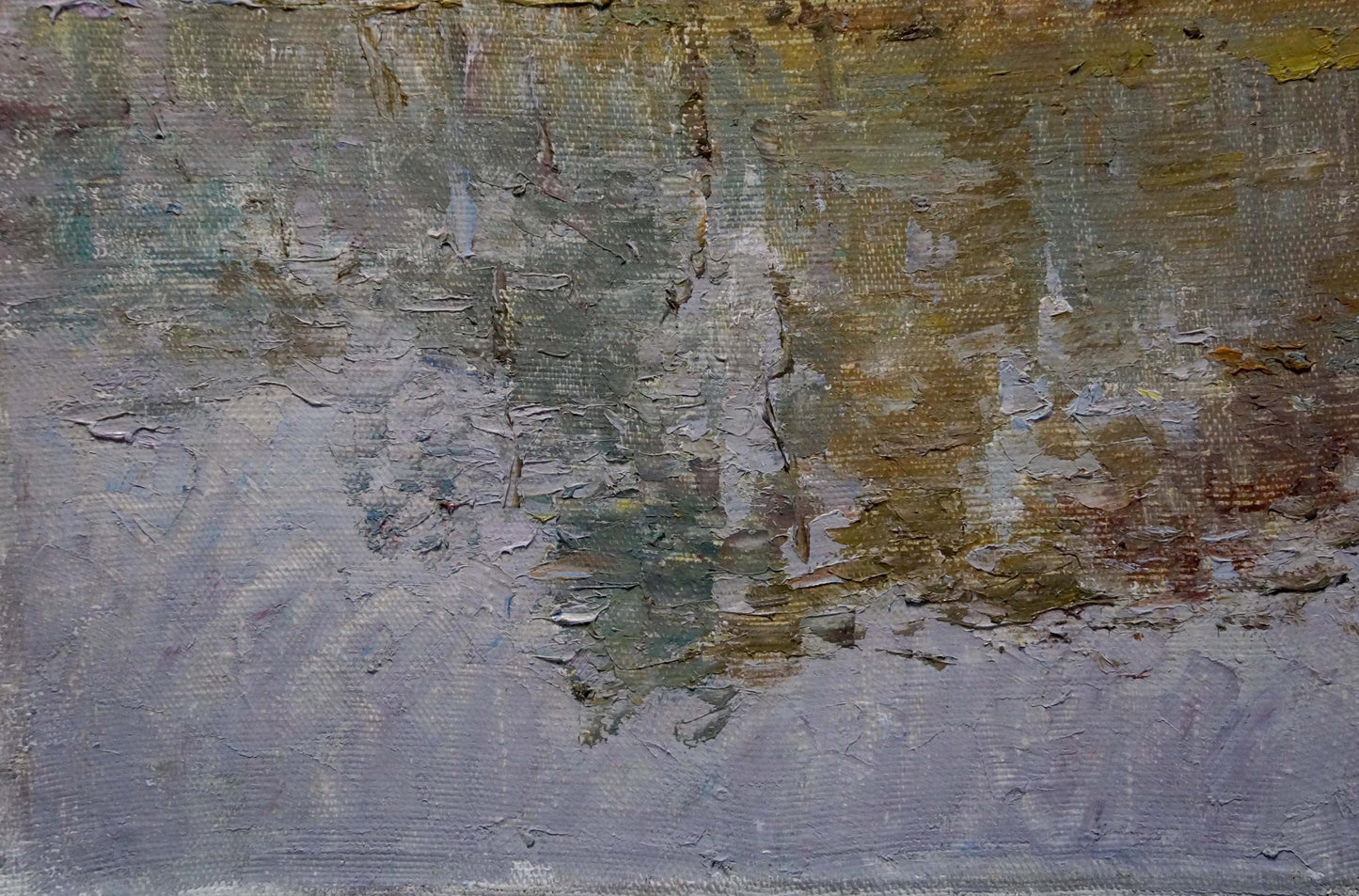 Oil painting Forest landscape Sevastyanov Viktor Grigorievich