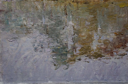 Oil painting Forest landscape Sevastyanov Viktor Grigorievich