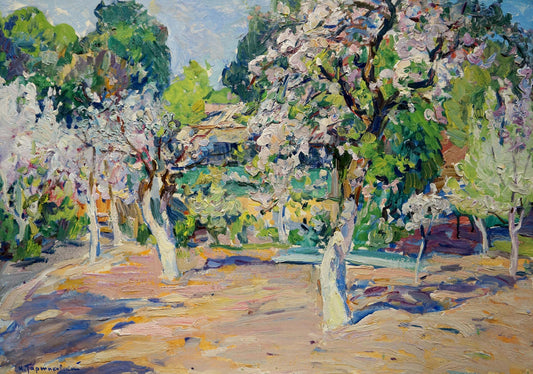 Oil painting Gardens Tartakovsky Isaak Iosifovich