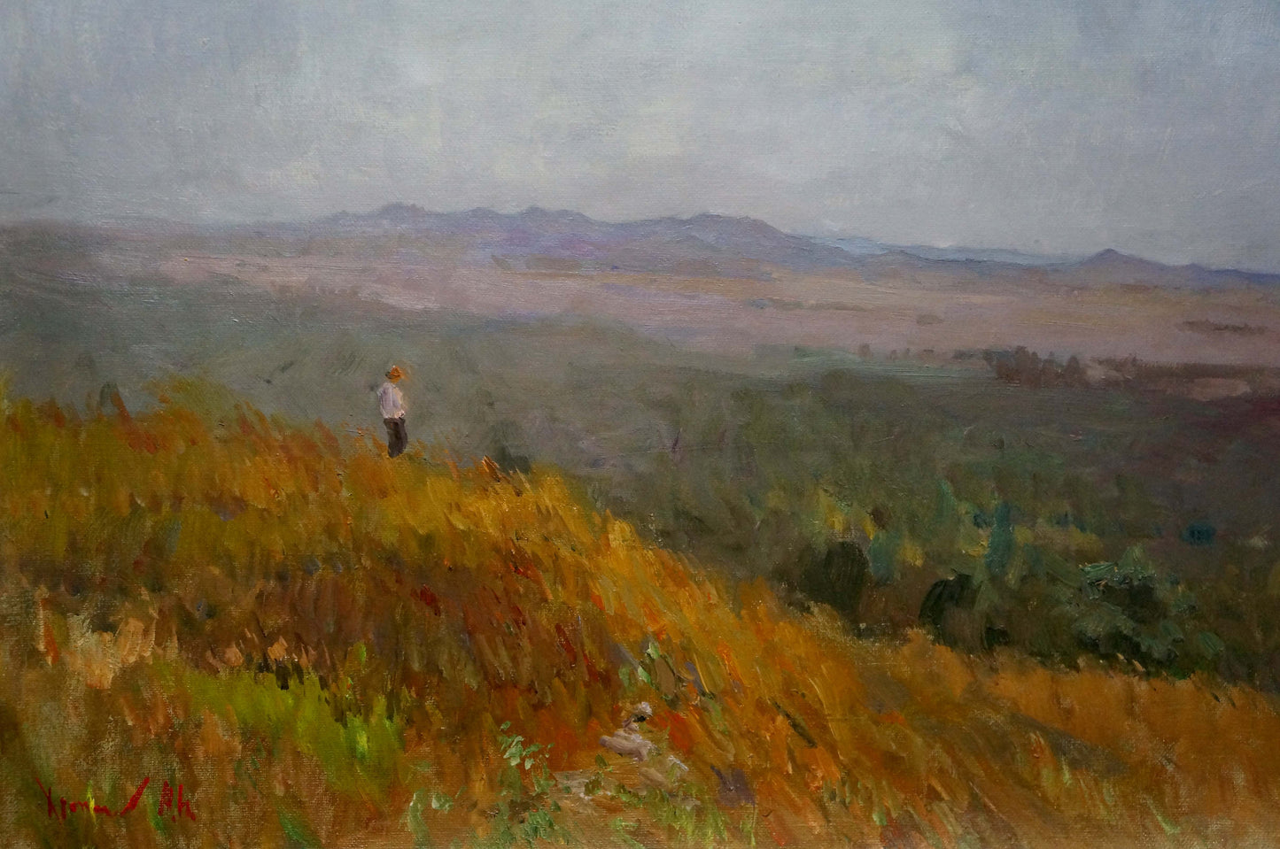 Alexander Nikolaevich Khrapachev's oil masterpiece Kerch Symphony