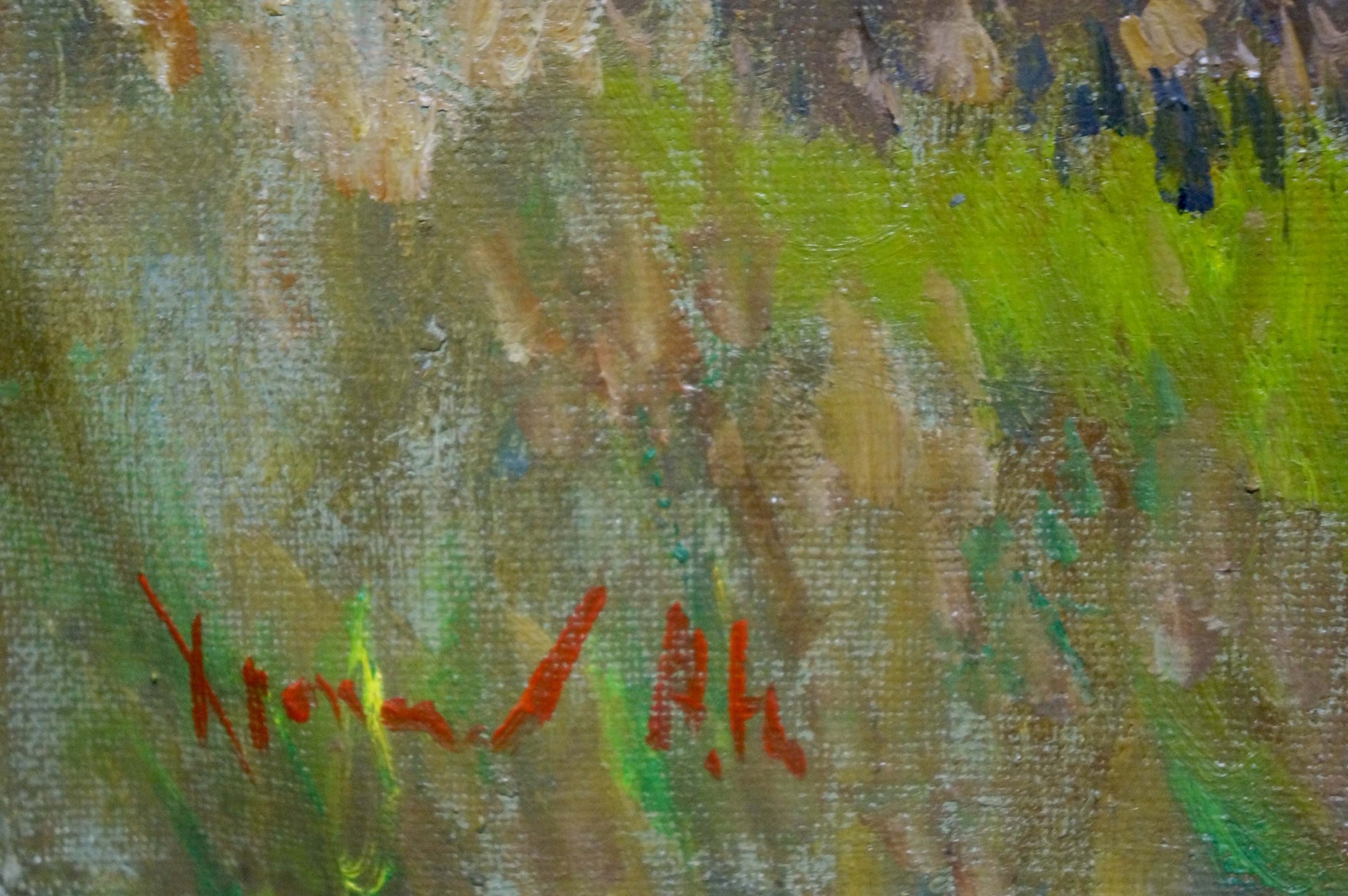 Alexander Nikolaevich Khrapachev's oil composition Melodious Kerch