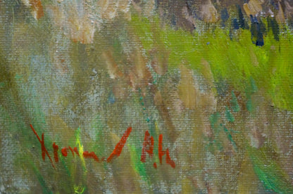 Alexander Nikolaevich Khrapachev's oil composition Melodious Kerch