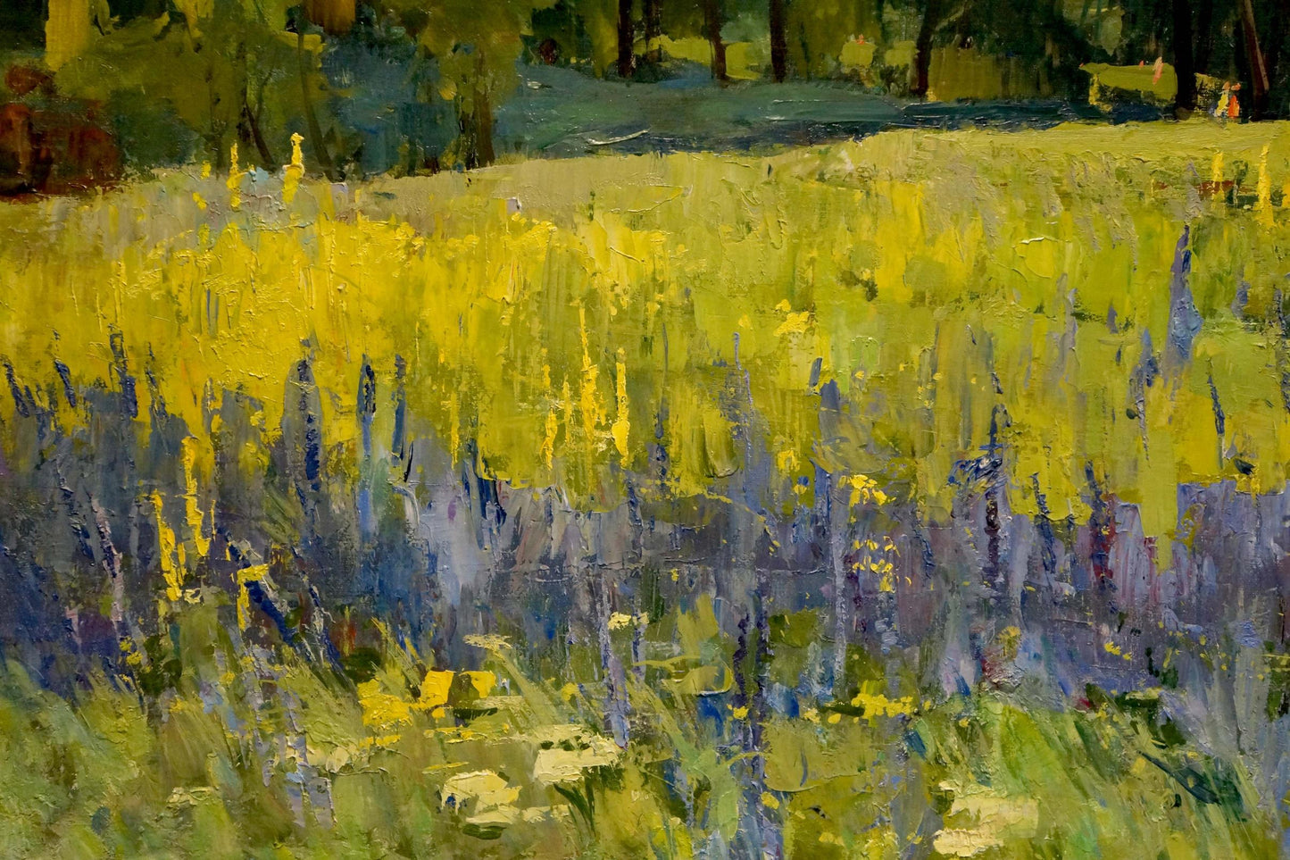 Oil painting Khitrova Tamara Alexandrovna Natural landscape