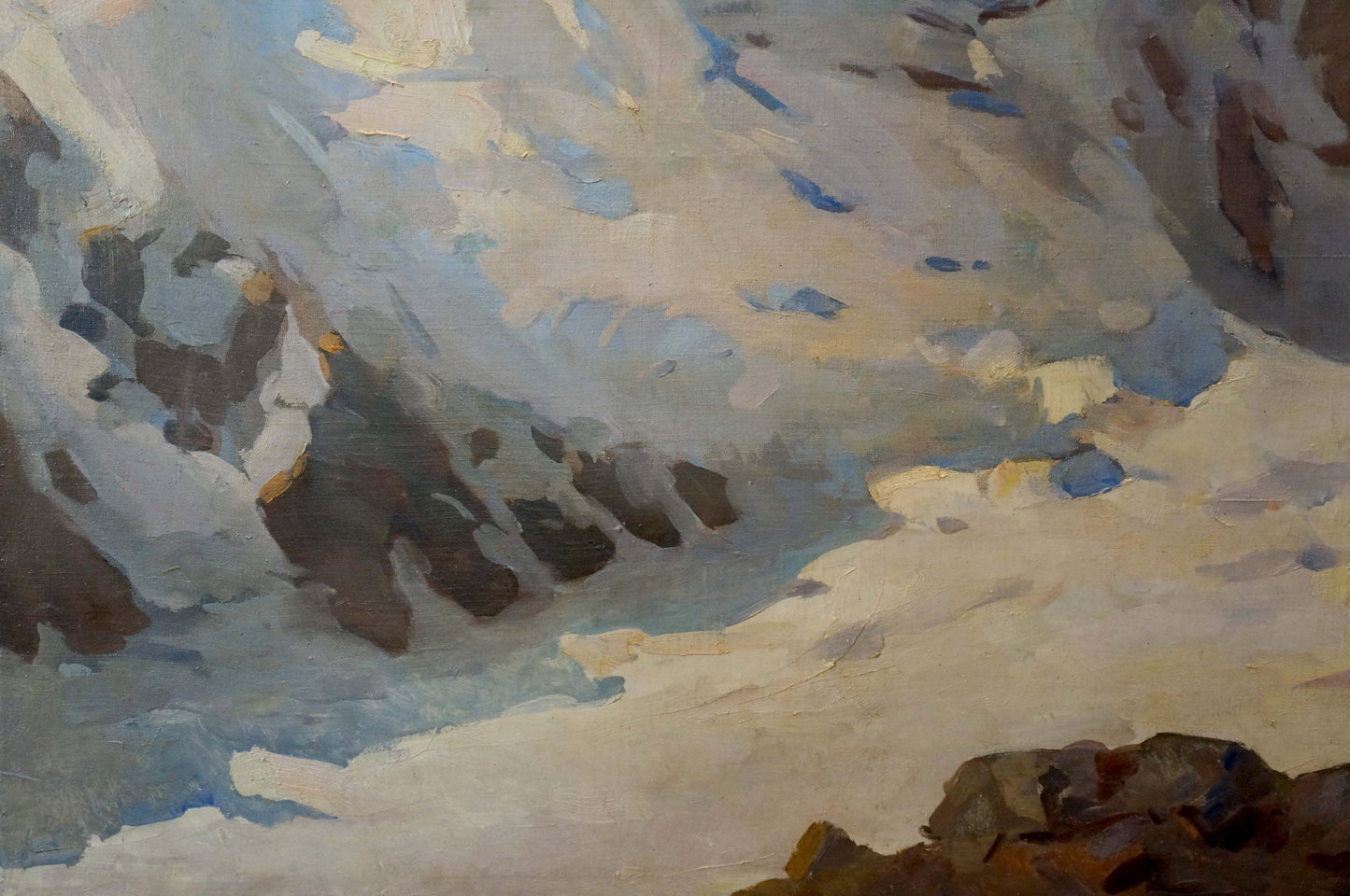 Oil painting Sevets Victor Stepanovich Mountain landscape