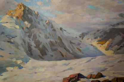 Oil painting Sevets Victor Stepanovich Mountain landscape
