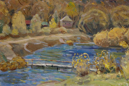 Oil painting Autumn Tyukha Ivan Andreevich