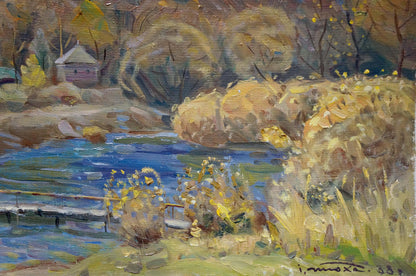 Oil painting Autumn Tyukha Ivan Andreevich