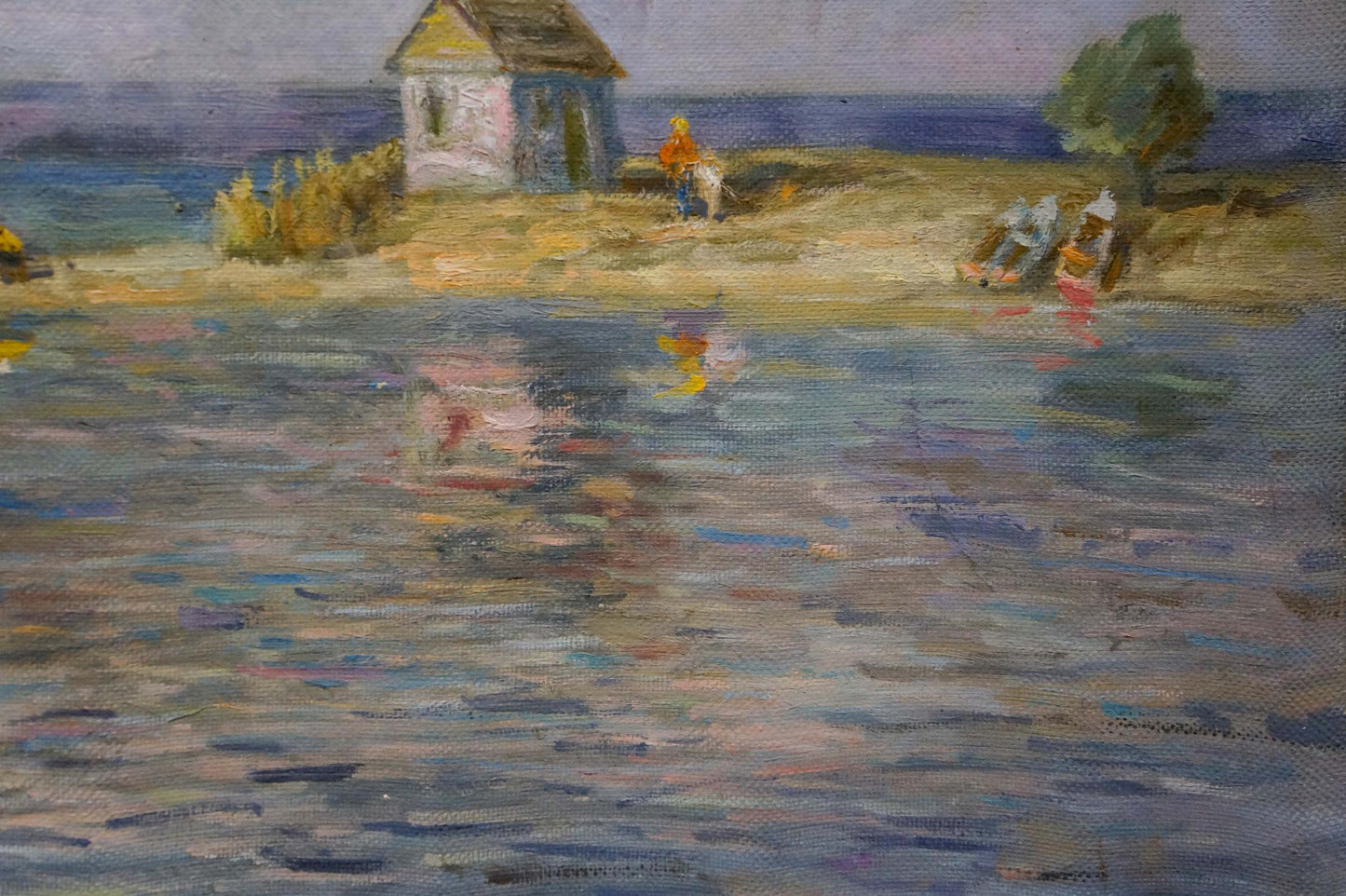 Oil painting Landscape with a bay Kucherov Alexander Alexandrovich