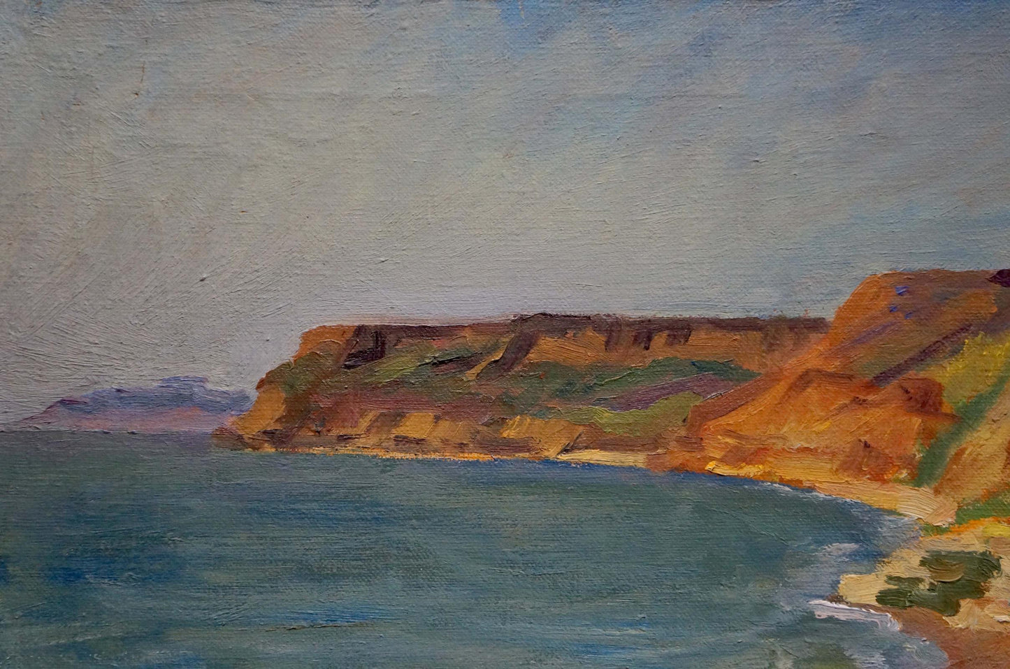Oil painting Kravtsov Nikolay Fedorovich Shore and waves
