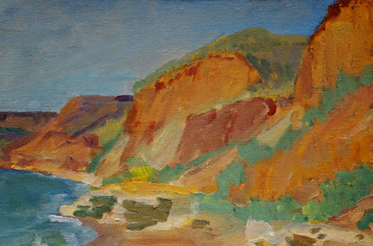 Oil painting Kravtsov Nikolay Fedorovich Shore and waves