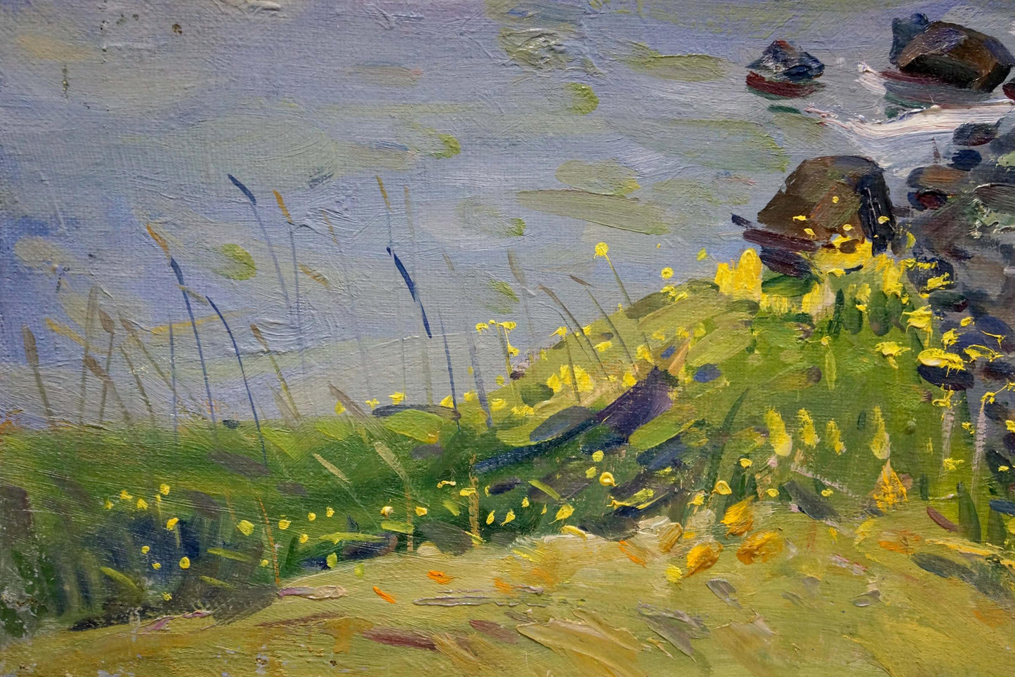 Oil painting By the sea Tyukha Ivan Andreevich