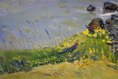 Oil painting By the sea Tyukha Ivan Andreevich