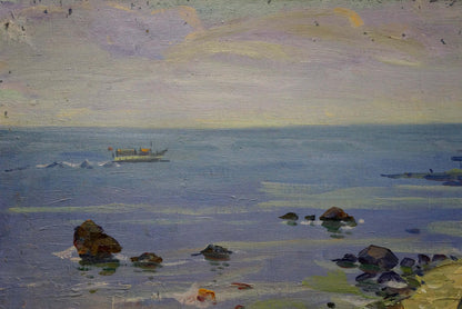 Oil painting By the sea Tyukha Ivan Andreevich